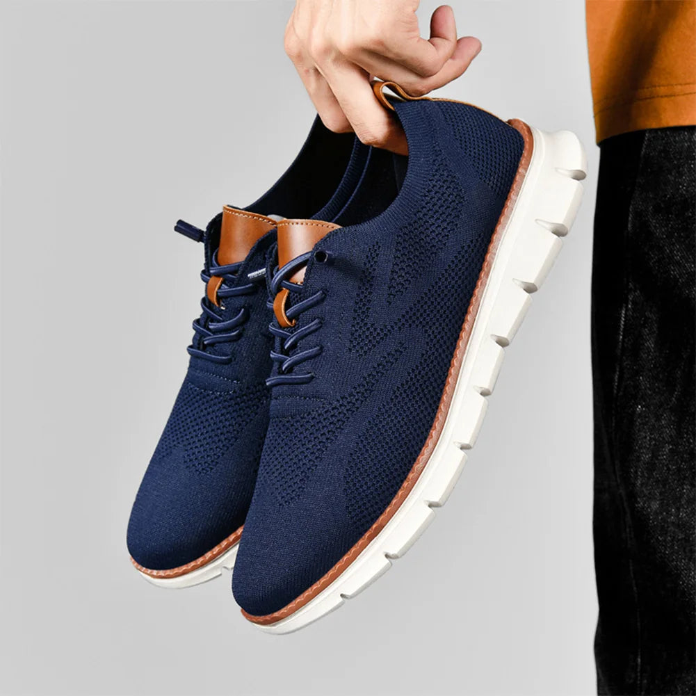 StepEase - Men's Wide-Fit Cushioned Slip-On Shoes