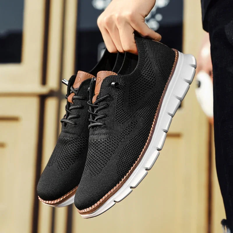 StepEase - Men's Wide-Fit Cushioned Slip-On Shoes
