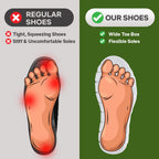 StepEase - Men's Wide-Fit Cushioned Slip-On Shoes