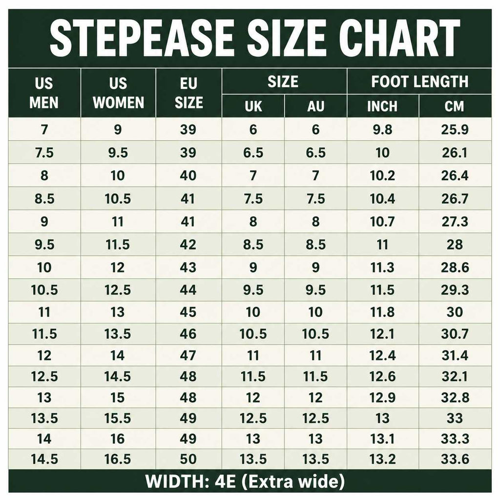 StepEase - Men's Wide-Fit Cushioned Slip-On Shoes