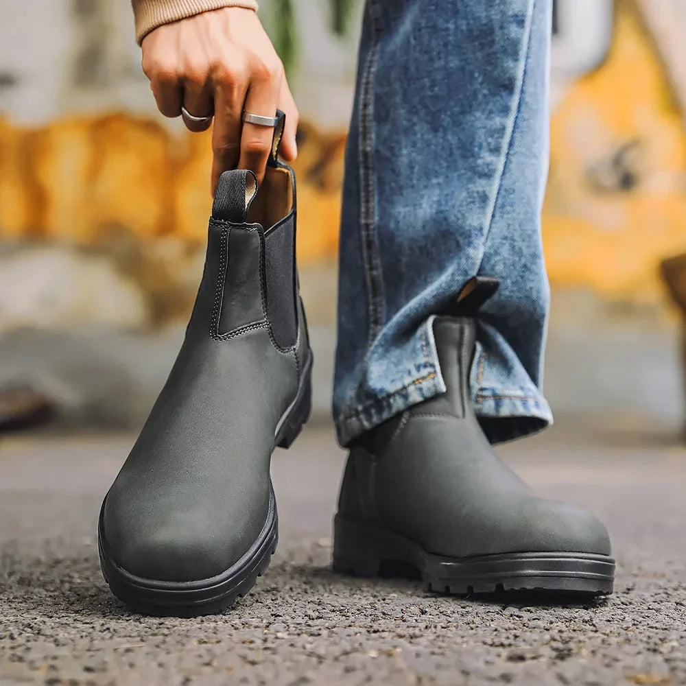 Jack | Waterproof Leather Chelsea Boots