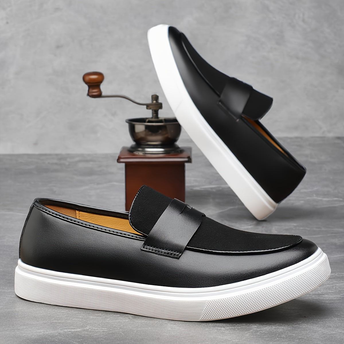Jack | Men’s Black Leather Loafers