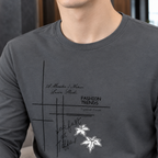 Men's Silk-Touch Crew Neck Top – Long Sleeve Smart Tee