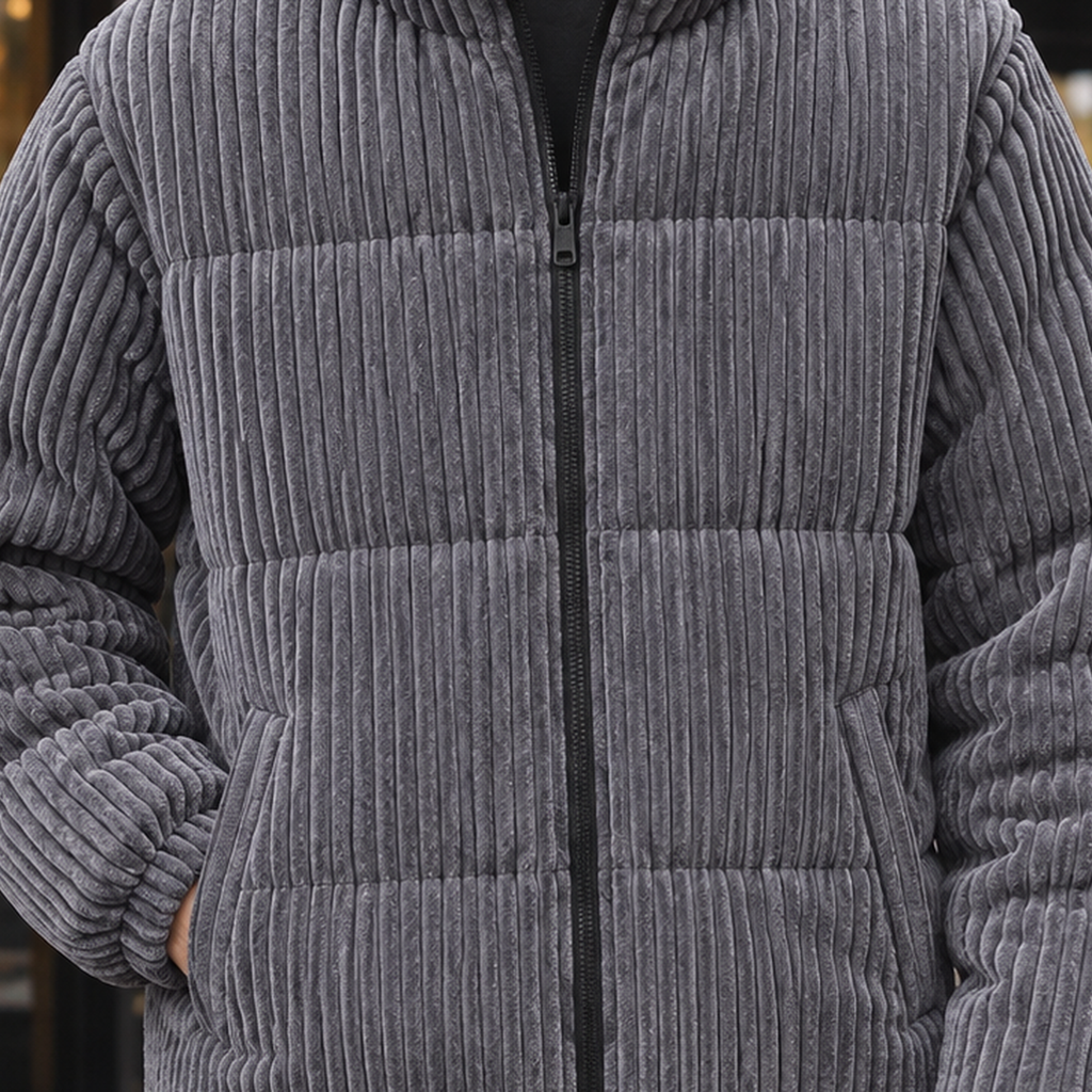 Men's Corduroy Jacket – Padded Winter Jacket