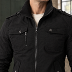 Men's Fitted Utility Jacket – Smart Casual Layer