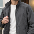 Men's Lightweight Stand Collar Jacket – Mesh Lined Everyday Jacket