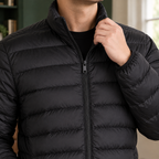 Men's Quilted Puffer Jacket – Winter Jacket