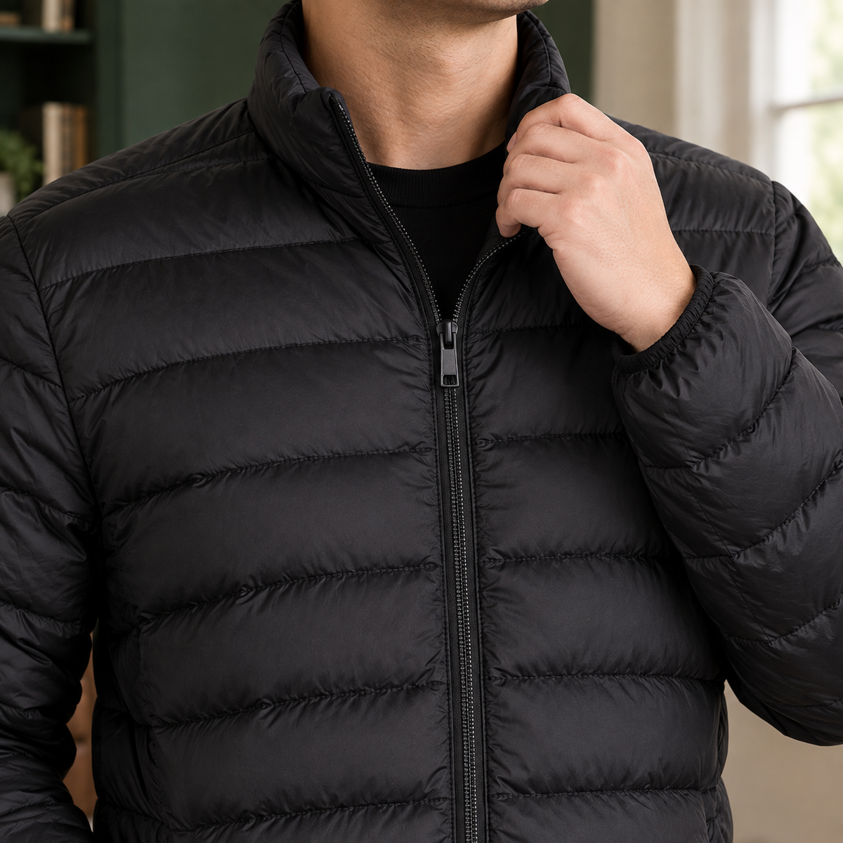 Men's Quilted Puffer Jacket – Winter Jacket