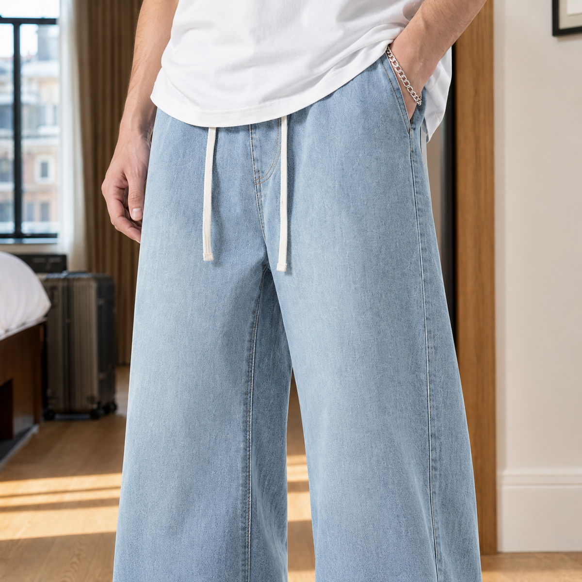 Men's Wide Leg Jeans – Relaxed Fit Denim