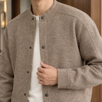 Men's Wool Blend Baseball Jacket – Winter Jacket