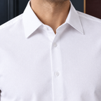 Men's Wool Blend Fitted Shirt – Smart Shirt