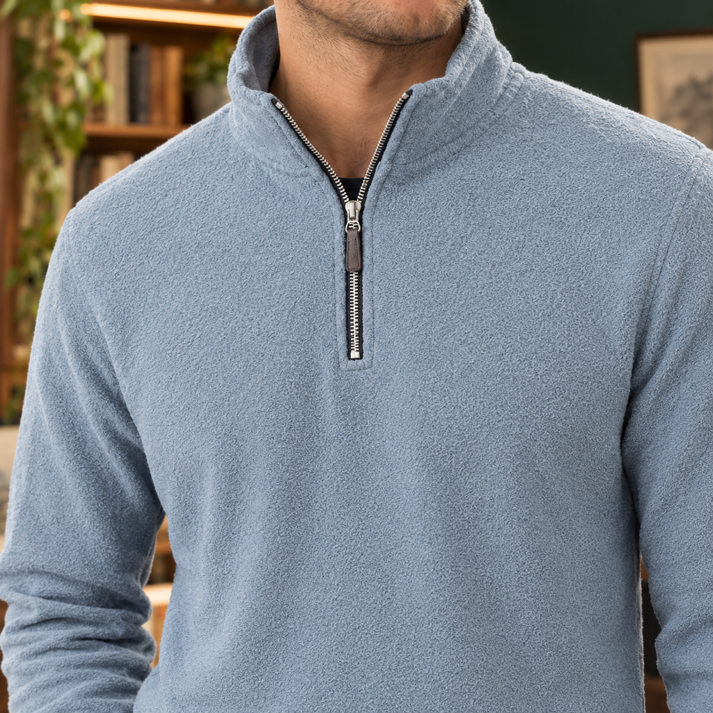 Men's Quarter Zip Jumper – Half Zip Knit