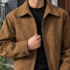 Men's Suede Jacket – Cropped Winter Layer