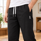 Men's Relaxed Straight Leg Trousers – Everyday Casual Trousers