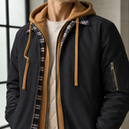 Men's Quilted Hooded Jacket – Winter Jacket
