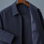 Men's Zip Jacket with Pointed Collar – Smart Casual Jacket