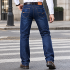Men's High Rise Straight Leg Jeans – Everyday Stretch Denim