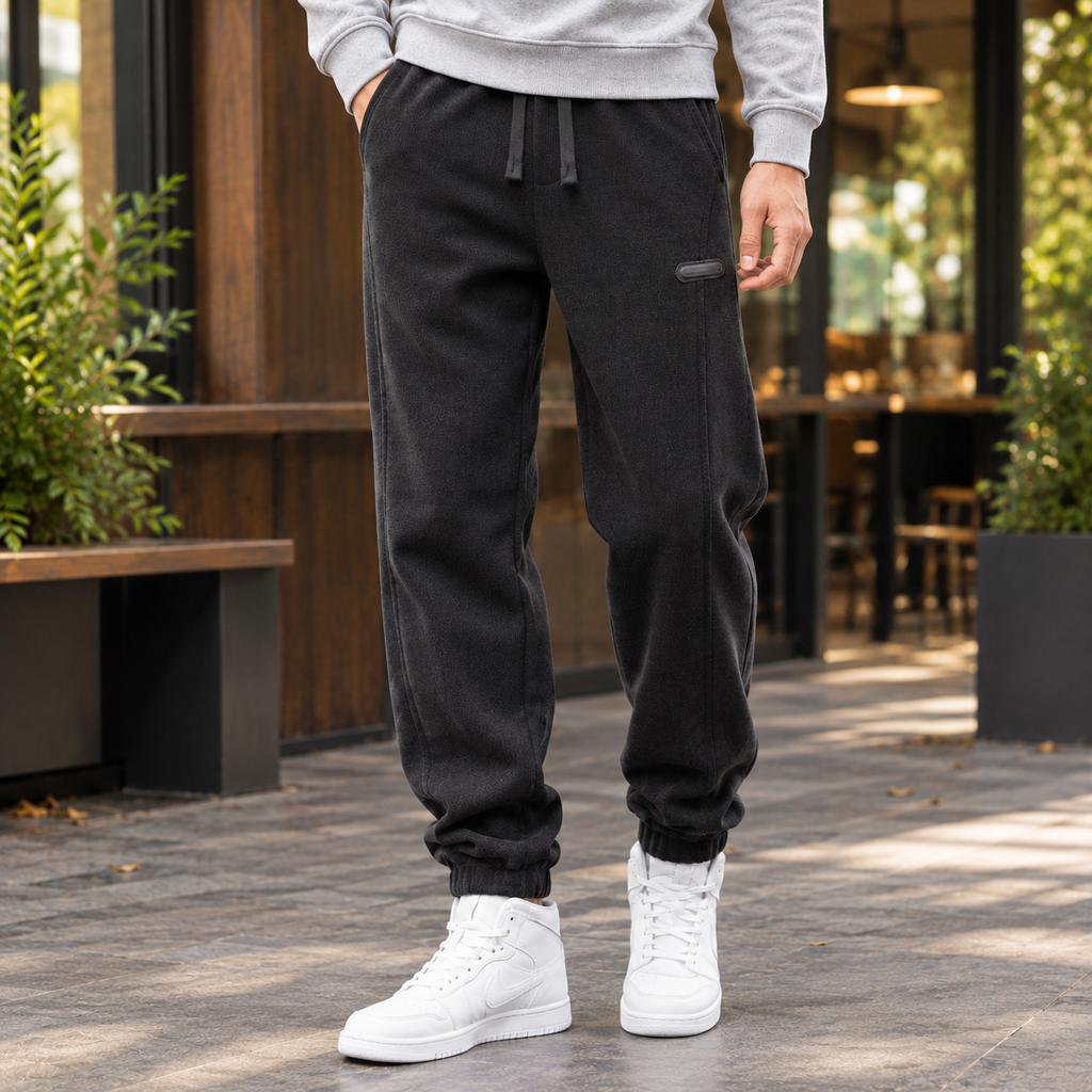 Men's Relaxed Fit Joggers with Drawstring Waist – Casual Jogger Bottoms