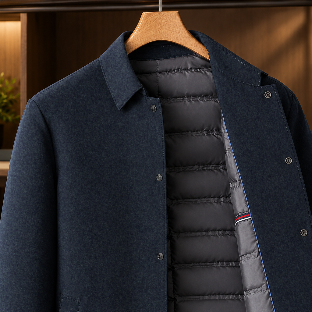 Men's Down Lined Jacket – Winter Coat
