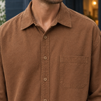 Men's Pure Cotton Pocket Shirt – Relaxed Casual Shirt