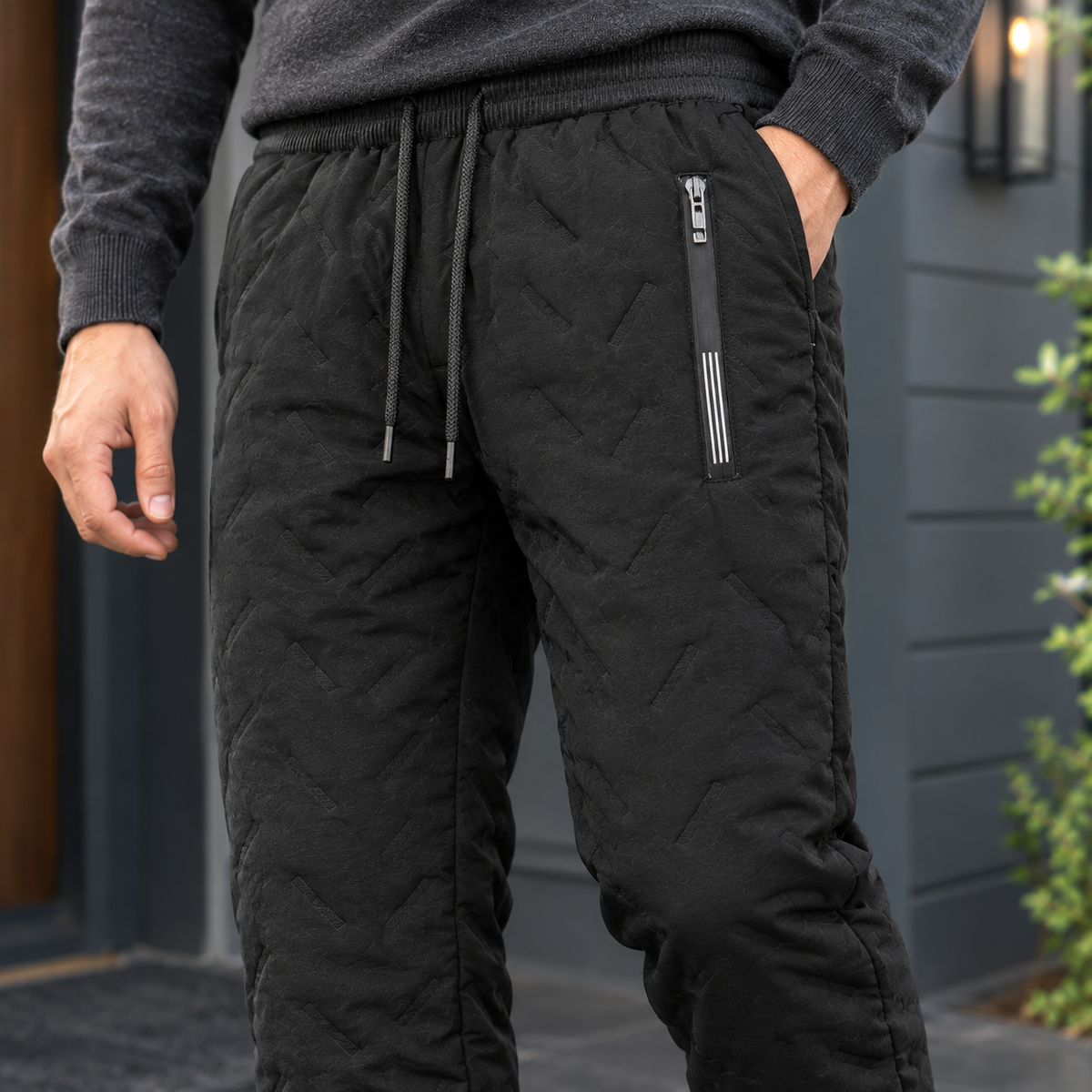 Men's Fleece Lined Jogger Trousers – Winter Joggers