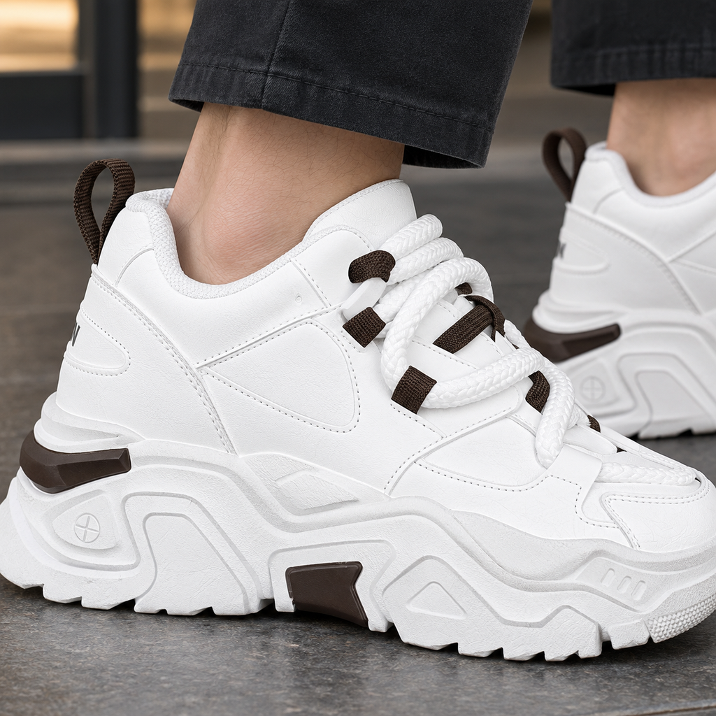 Men's Chunky Lace-Up Trainers – Everyday Trainers