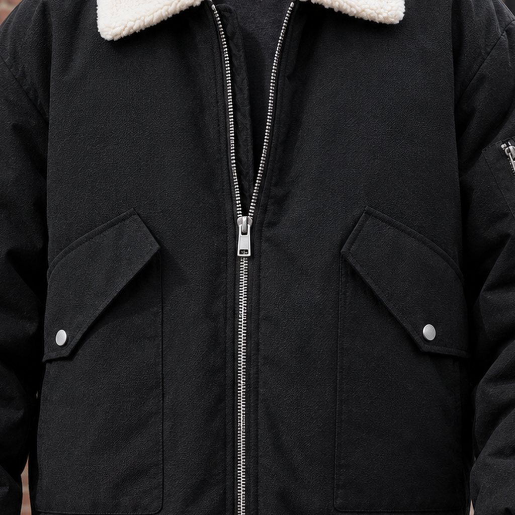 Men's Aviator Jacket – Padded Winter Jacket