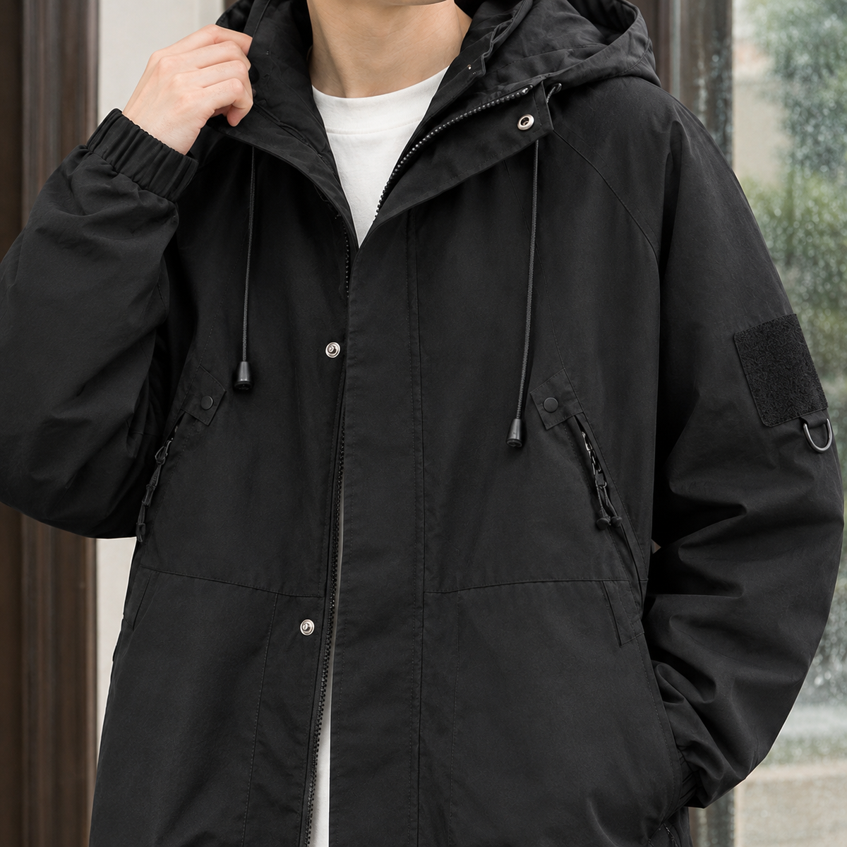 Men's Hooded Utility Jacket – Winter Jacket