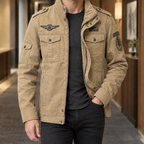 Men's Military Style Jacket – Utility Jacket for Weekends