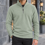 Men's Fleece Quarter Zip Pullover – Winter Layering Top