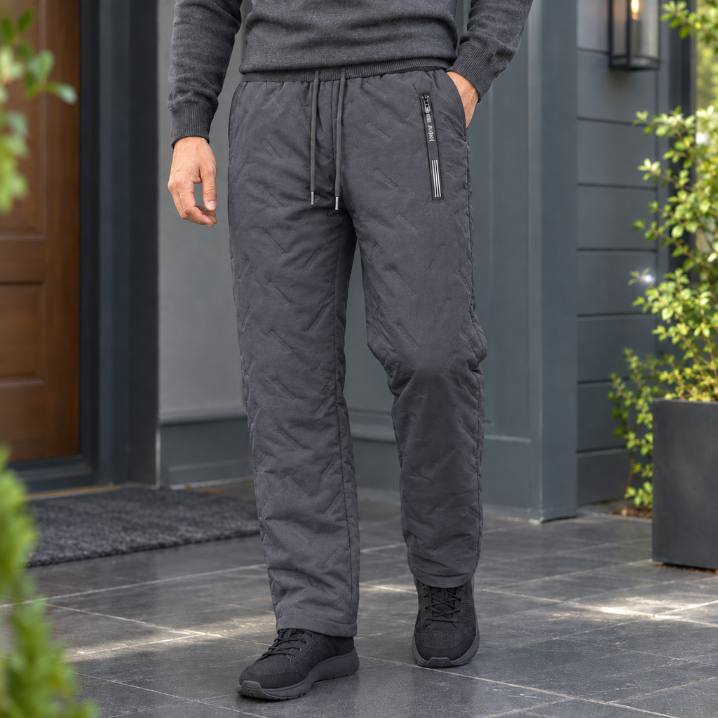Men's Fleece Lined Jogger Trousers – Winter Joggers