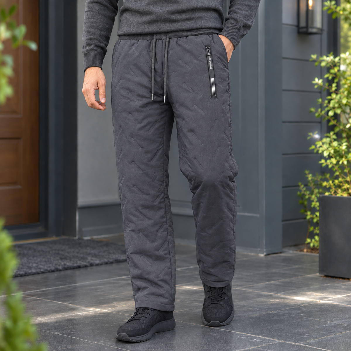 Men's Fleece Lined Jogger Trousers – Winter Joggers
