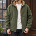 Men's Hooded Jacket – Padded Winter Jacket