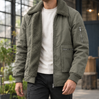 Men's Fleece Jacket – Padded Winter Jacket