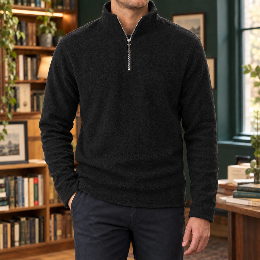 Men's Quarter Zip Jumper – Half Zip Knit