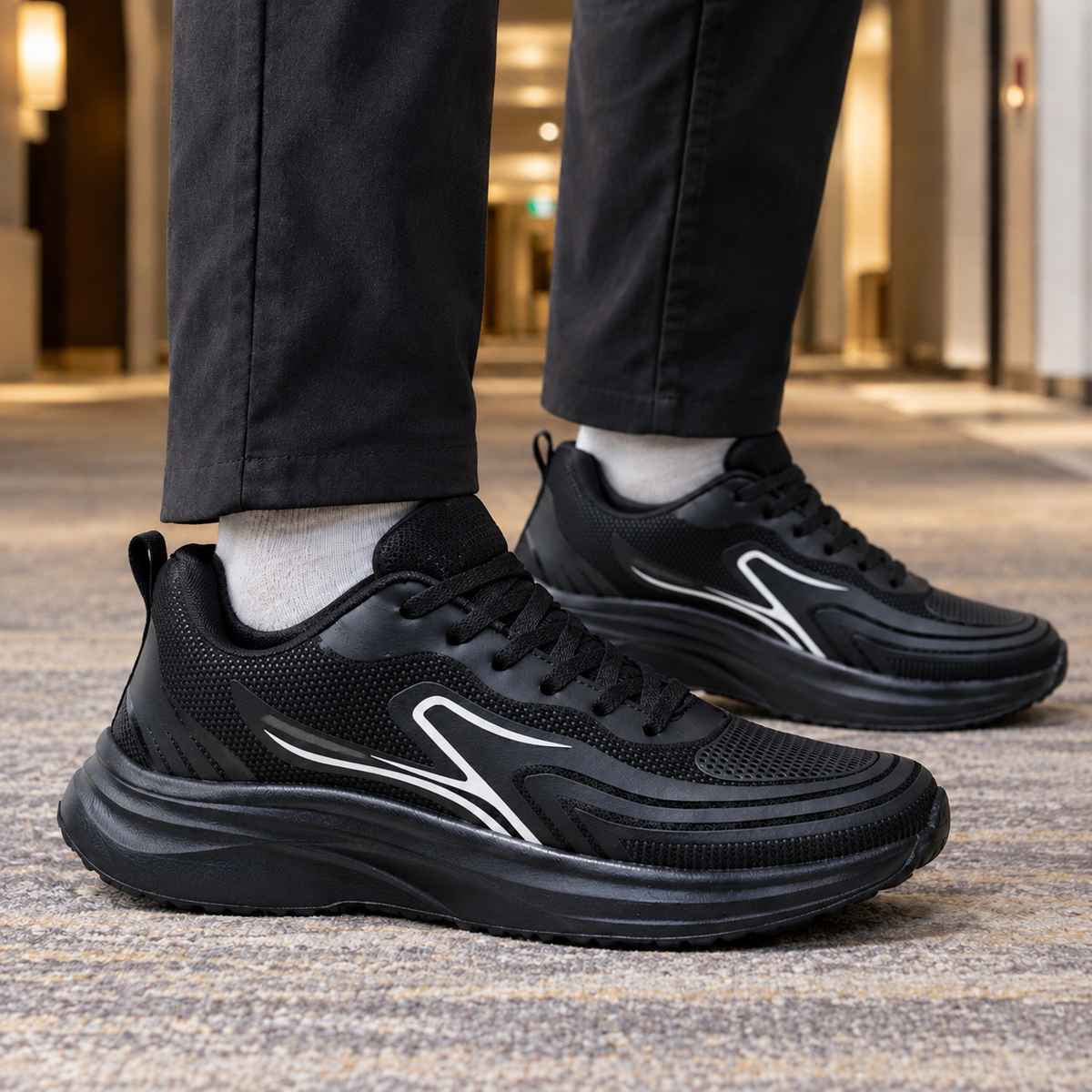 Men's Leather Trainers – Lace-Up Everyday Trainers