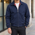 Men's Cotton Blend Harrington Jacket – Winter Jacket