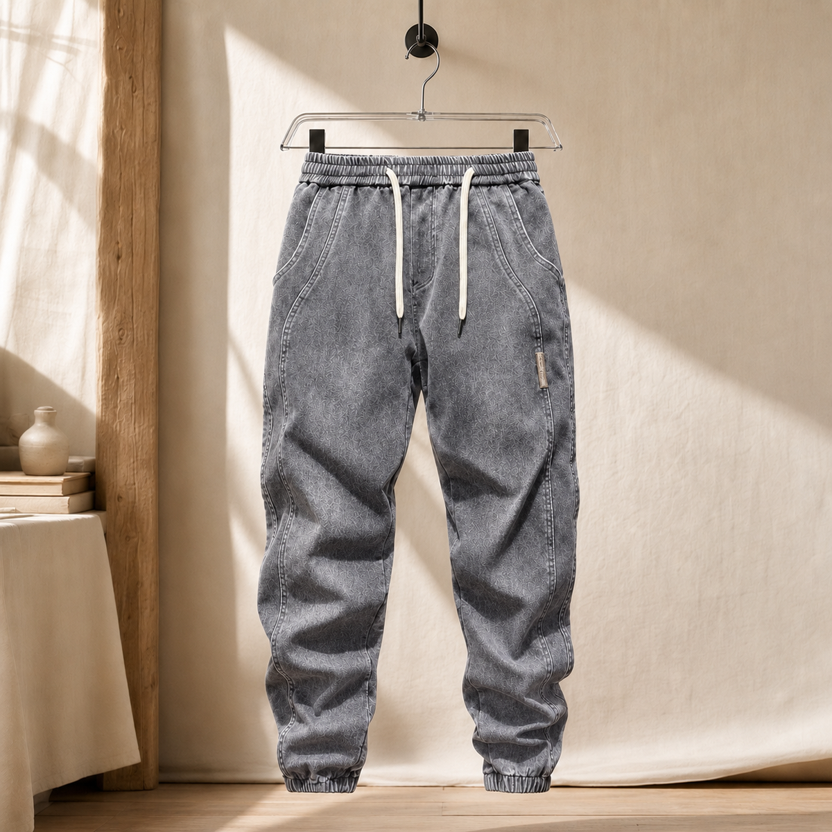 Men's Relaxed Jogger Bottoms – Drawstring Joggers