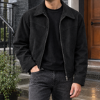 Men's Suede Jacket – Cropped Winter Layer