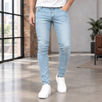 Men's Skinny Jeans – Cotton Denim Blend