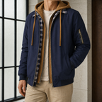 Men's Quilted Hooded Jacket – Winter Jacket