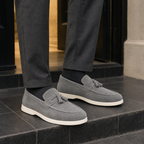 Men's Leather Look Tassel Loafers – Smart Casual Shoes