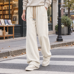 Men's Cord Wide Leg Trousers – Relaxed Fit Trousers