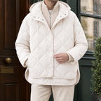 Men's Quilted Hooded Jacket – Winter Layer