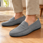 Men's Leather Look Penny Loafers – Smart Everyday Shoes