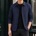 Men's Button Front Overshirt Jacket – Smart Casual Layer