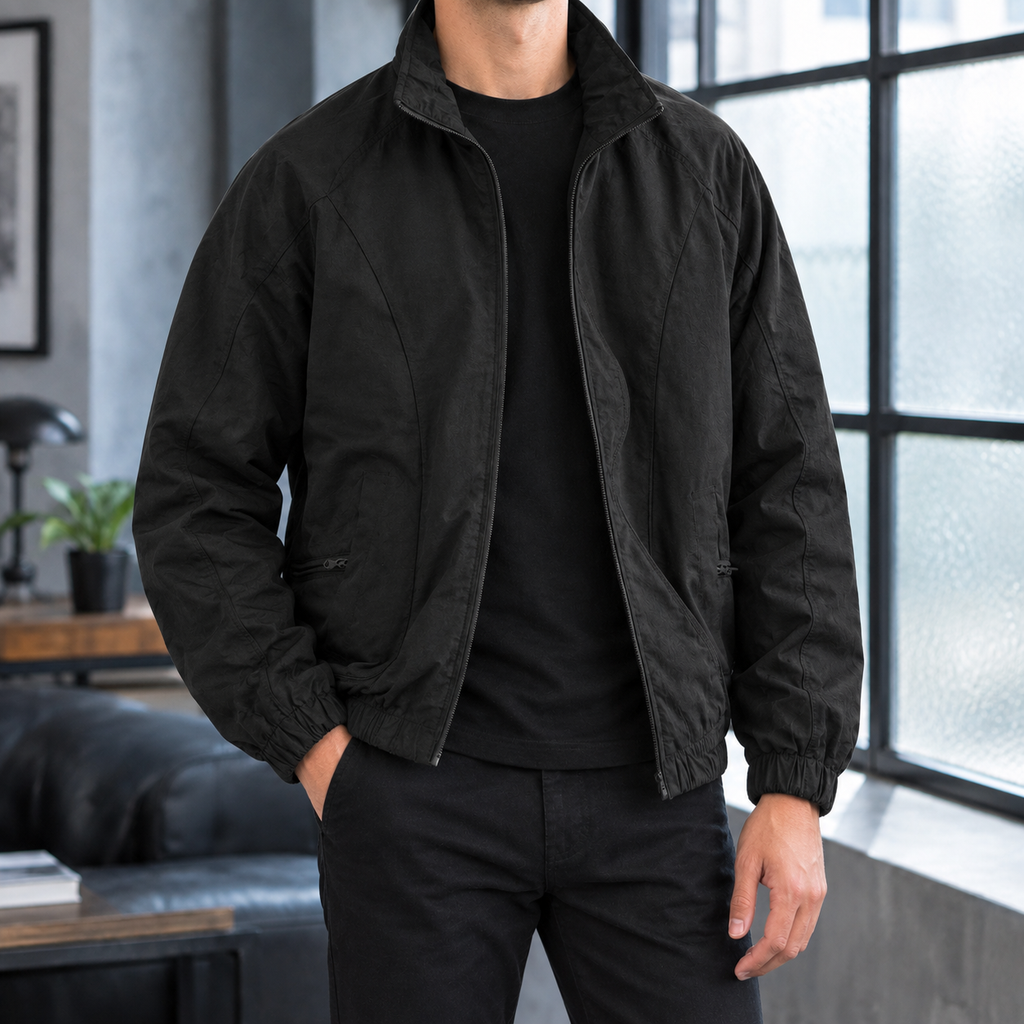 Men's Cotton Padded Zip Jacket – Winter Jacket