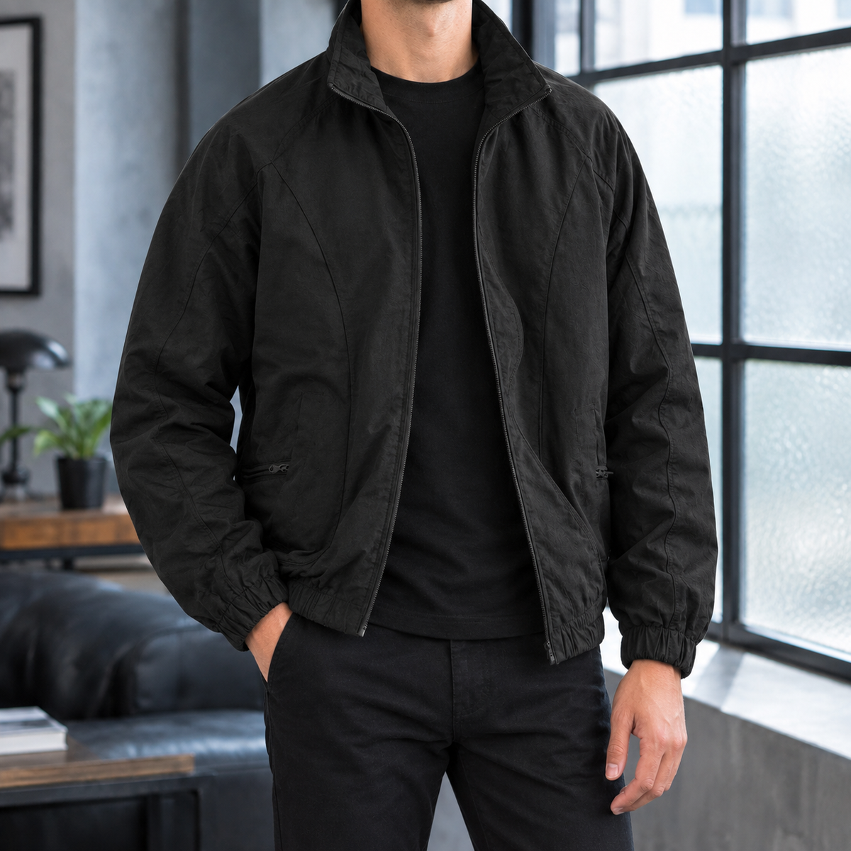Men's Cotton Padded Zip Jacket – Winter Jacket