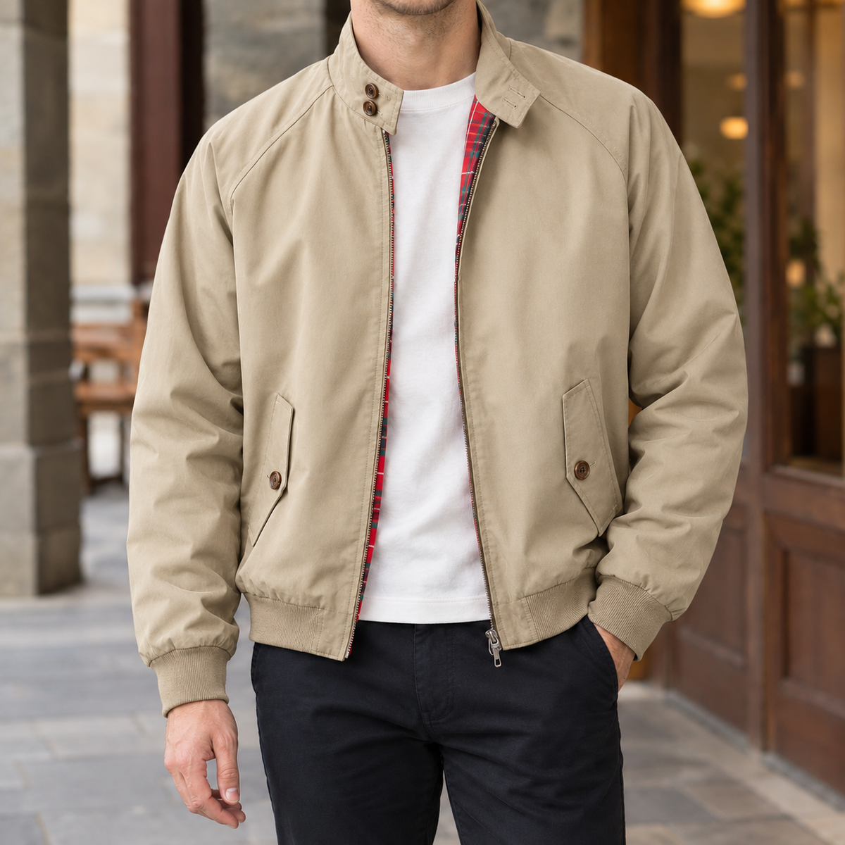 Men's Soft Woven Jacket – Winter Jacket