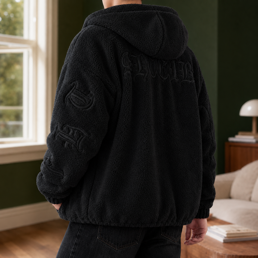 Men's Oversized Hooded Jacket – Winter Jacket